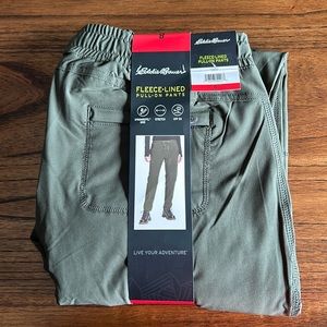 Women’s Eddie Bauer Fleece Lined Pants Size 8 NWT